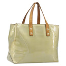 LOUIS VUITTON Monogram Vernis Reade PM Hand Bag Gris M91145 LV Auth bs37346-1