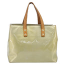 LOUIS VUITTON Monogram Vernis Reade PM Hand Bag Gris M91145 LV Auth bs37346-3