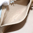 LOUIS VUITTON Monogram Vernis Houston Hand Bag Beige M91004 LV Auth bs37348-26