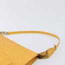 LOUIS VUITTON Epi Pochette Accessoires Pouch Yellow M52949 LV Auth bs37353-14