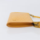 LOUIS VUITTON Epi Pochette Accessoires Pouch Yellow M52949 LV Auth bs37353-3