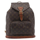 LOUIS VUITTON Monogram Montsouris GM Backpack M51135 LV Auth bs37354-13
