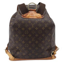 LOUIS VUITTON Monogram Montsouris GM Backpack M51135 LV Auth bs37354-2