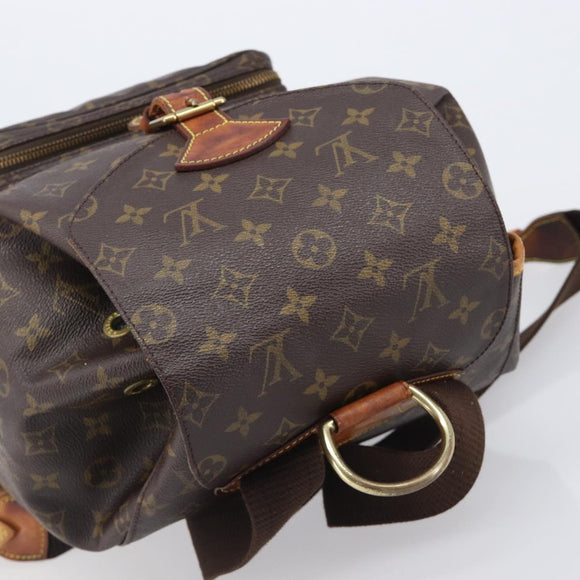 LOUIS VUITTON Monogram Montsouris GM Backpack M51135 LV Auth bs37354