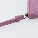 BOTTEGA VENETA INTRECCIATO Long Wallet Leather Purple Auth bs37355-14