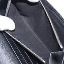 BVLGARI Long Wallet Leather 2 Set Black Auth bs37356-10