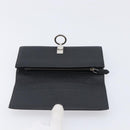 BVLGARI Long Wallet Leather 2 Set Black Auth bs37356-17