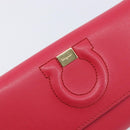 Salvatore Ferragamo Gancini Long Wallet Leather Pink Gold Auth bs37358V-13