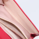 Salvatore Ferragamo Gancini Long Wallet Leather Pink Gold Auth bs37358V-21