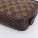 LOUIS VUITTON Damier Ebene Trousse Toilette 25 Clutch Bag N47624 LV Auth bs37362-8