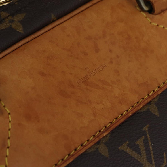 LOUIS VUITTON Monogram Alize de Poche Boston Bag 2way M41392 LV Auth bs37363