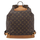 LOUIS VUITTON Monogram Montsouris GM Backpack M51135 LV Auth bs37365-2