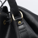 LOUIS VUITTON Epi Petit Noe Shoulder Bag Black M44102 LV Auth bs37366-19