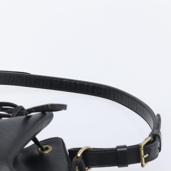 LOUIS VUITTON Epi Petit Noe Shoulder Bag Black M44102 LV Auth bs37366