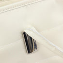 GUCCI Tote Bag Nylon White Silver 002 2123 0455 Auth bs37372-18