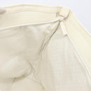 GUCCI Tote Bag Nylon White Silver 002 2123 0455 Auth bs37372-21