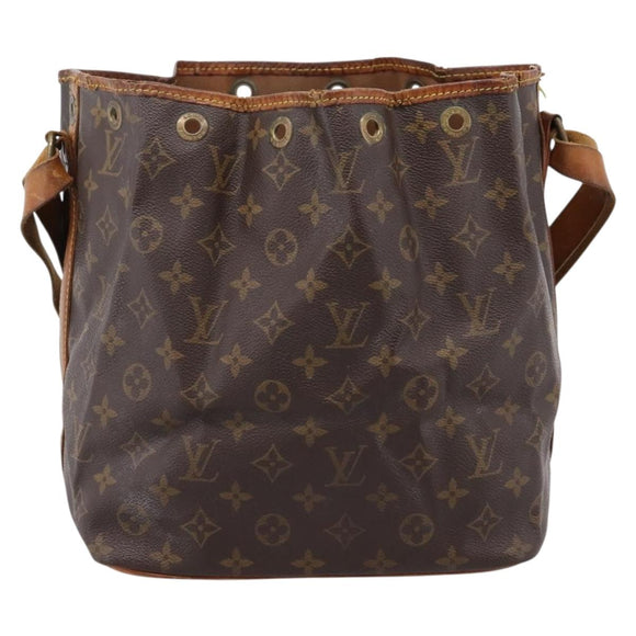 LOUIS VUITTON Monogram Petit Noe Shoulder Bag M42226 LV Auth bs37378
