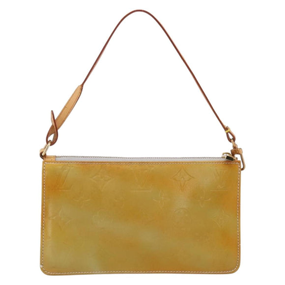 LOUIS VUITTON Monogram Vernis Lexington Accessory Pouch Gris M91056 Auth bs37380