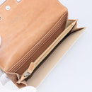 Christian Dior Trotter Canvas Long Wallet White Silver Auth bs37382V-9