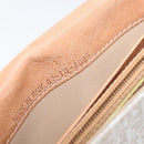 Christian Dior Trotter Canvas Long Wallet White Silver Auth bs37382V-11