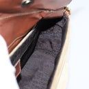 Christian Dior Street Chic Shoulder Bag Canvas Beige Gold Auth bs37384-21