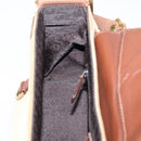 Christian Dior Street Chic Shoulder Bag Canvas Beige Gold Auth bs37384-22