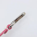 FENDI Strap You Shoulder Strap Leather 15.2"" White Silver Auth bs37389-7