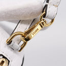 FENDI Zucca Canvas Pouch Charm Brown Gold Auth bs37390A-14