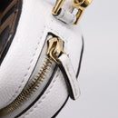 FENDI Zucca Canvas Pouch Charm Brown Gold Auth bs37390A-15