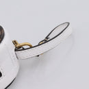FENDI Zucca Canvas Pouch Charm Brown Gold Auth bs37390A-7