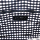 CHANEL Cruise Line Hand Bag Canvas Black White CC Auth bs37391A-19