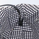 CHANEL Cruise Line Hand Bag Canvas Black White CC Auth bs37391A-21