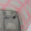 CHANEL New Travel Line Tote Bag Canvas Gray Silver CC Auth bs37392A-17