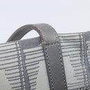 CHANEL New Travel Line Tote Bag Canvas Gray Silver CC Auth bs37392A-10