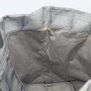 CHANEL New Travel Line Tote Bag Canvas Gray Silver CC Auth bs37392A-20