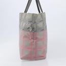 CHANEL New Travel Line Tote Bag Canvas Gray Silver CC Auth bs37392A-3