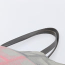 CHANEL New Travel Line Tote Bag Canvas Gray Silver CC Auth bs37392A-14