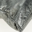 CHANEL 2.55 Chain Shoulder Bag Punching Leather Green Silver CC Auth bs37393V-11