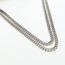 CHANEL 2.55 Chain Shoulder Bag Punching Leather Green Silver CC Auth bs37393V-7