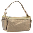CHANEL Paris Biarritz Shoulder Bag Coated Canvas Gold Silver CC Auth bs37395-1