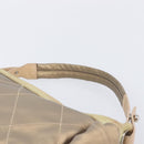 CHANEL Paris Biarritz Shoulder Bag Coated Canvas Gold Silver CC Auth bs37395-15