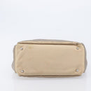 CHANEL Paris Biarritz Shoulder Bag Coated Canvas Gold Silver CC Auth bs37395-6