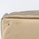 CHANEL Paris Biarritz Shoulder Bag Coated Canvas Gold Silver CC Auth bs37395-17