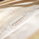 CHANEL Paris Biarritz Shoulder Bag Coated Canvas Gold Silver CC Auth bs37395-25