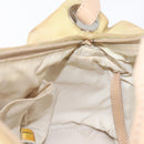 CHANEL Paris Biarritz Shoulder Bag Coated Canvas Gold Silver CC Auth bs37395-27