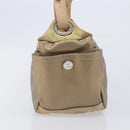 CHANEL Paris Biarritz Shoulder Bag Coated Canvas Gold Silver CC Auth bs37395-4