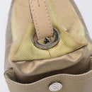 CHANEL Paris Biarritz Shoulder Bag Coated Canvas Gold Silver CC Auth bs37395-5