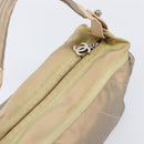 CHANEL Paris Biarritz Shoulder Bag Coated Canvas Gold Silver CC Auth bs37395-7