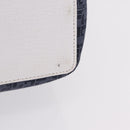 LOEWE Shoulder Bag Canvas Blue Gold Auth bs37397A-6