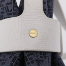 LOEWE Shoulder Bag Canvas Blue Gold Auth bs37397A-23